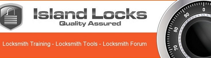 Island locks logo